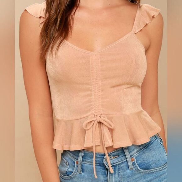 Lulu's Pellum Sleeveless Top NWT - Picture 1 of 6